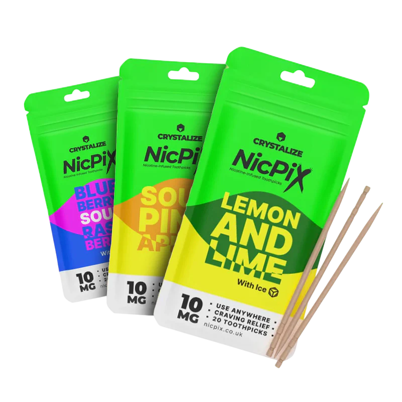 NicPix 10mg Mixed Flavours (3-Pack)