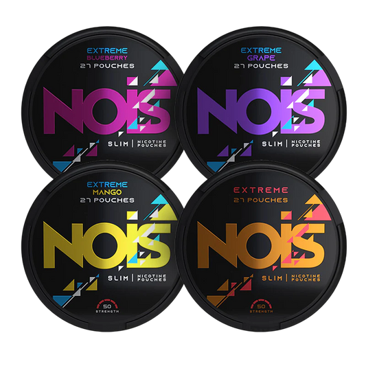 60x Multipack Extreme Strength NOIS Nicotine Pouches 50mg